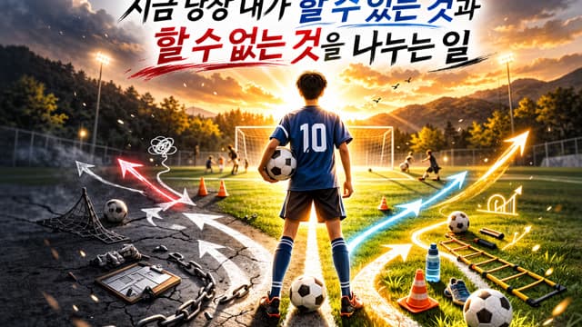 지금 당장 내가 할 수 있는 것과 할 수 없는 것을 나누는 일