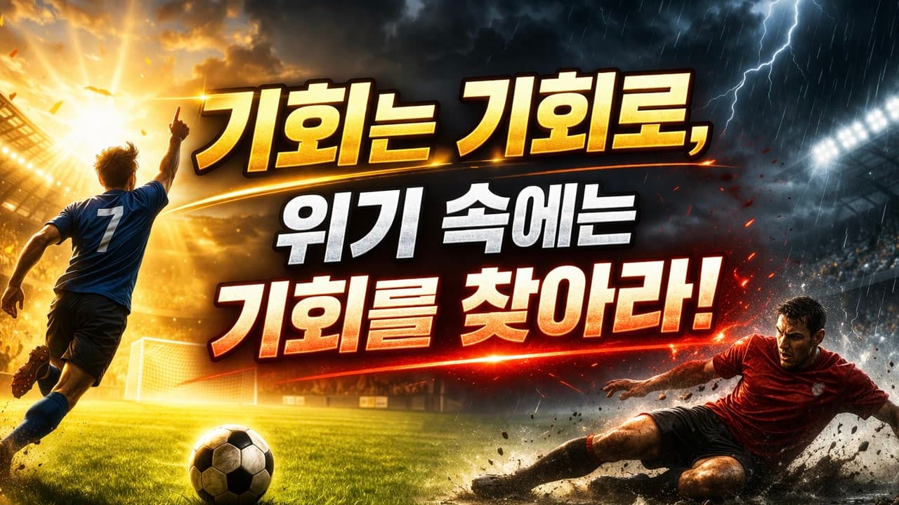 기회는 기회로, 위기 속에는 기회를 찾아라!