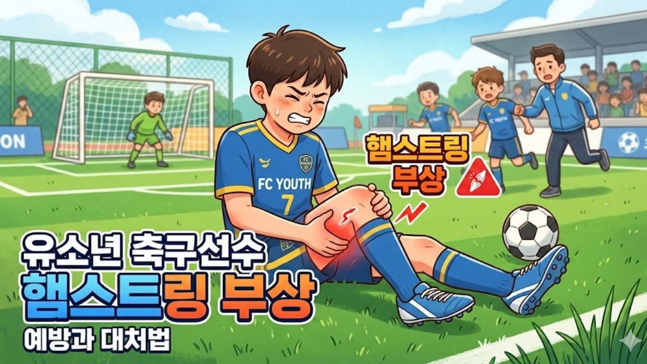유소년 축구선수 햄스트링 부상, 왜 위험할까요?